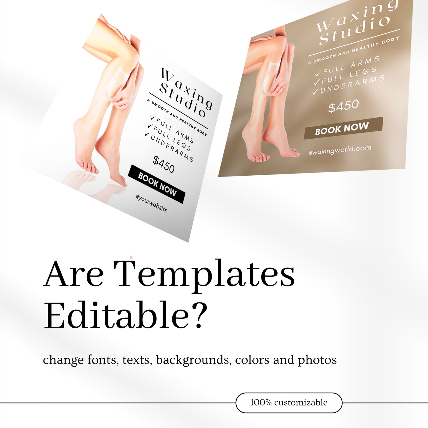Waxing Instagram Templates