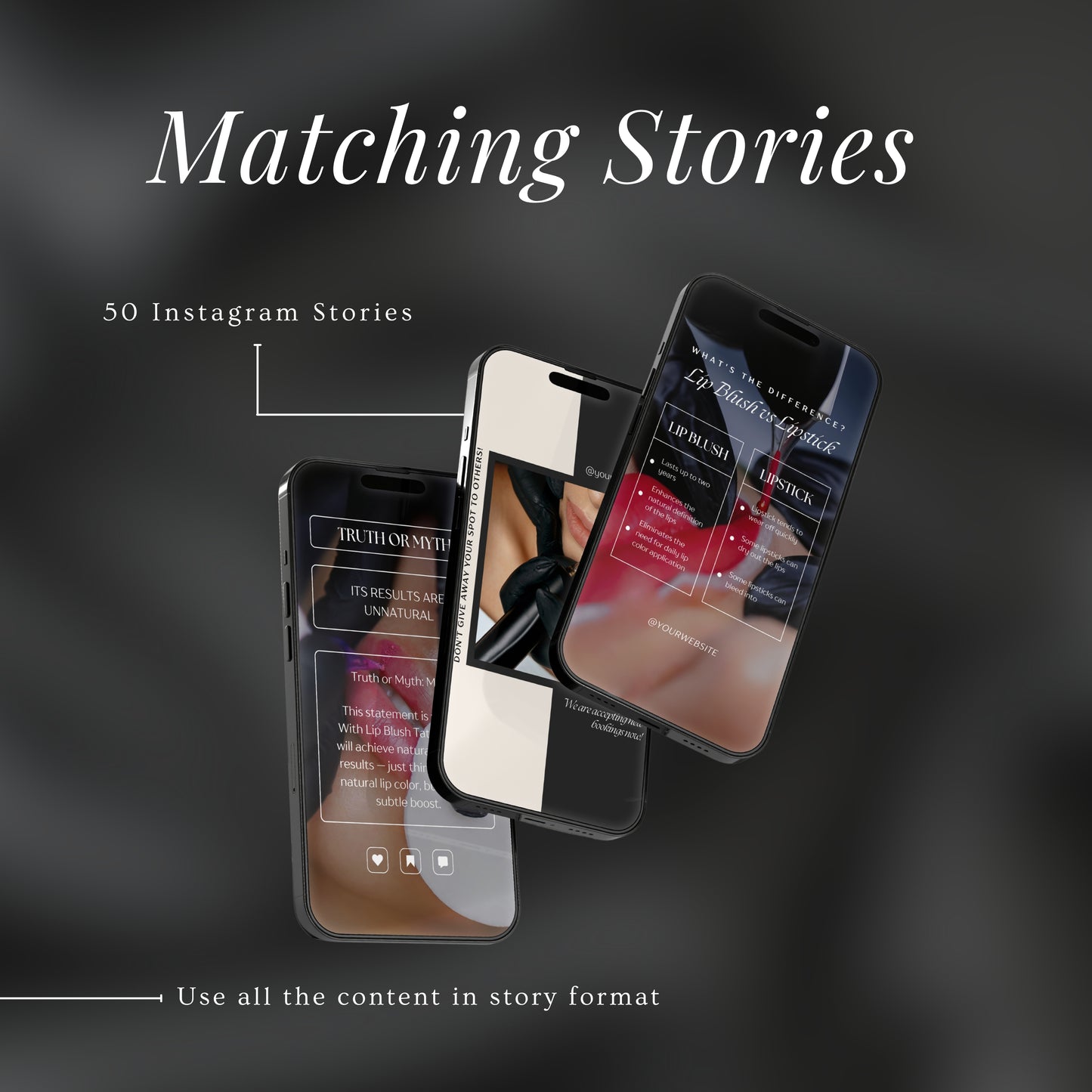 120 modèles Instagram de tatouage de fard à lèvres