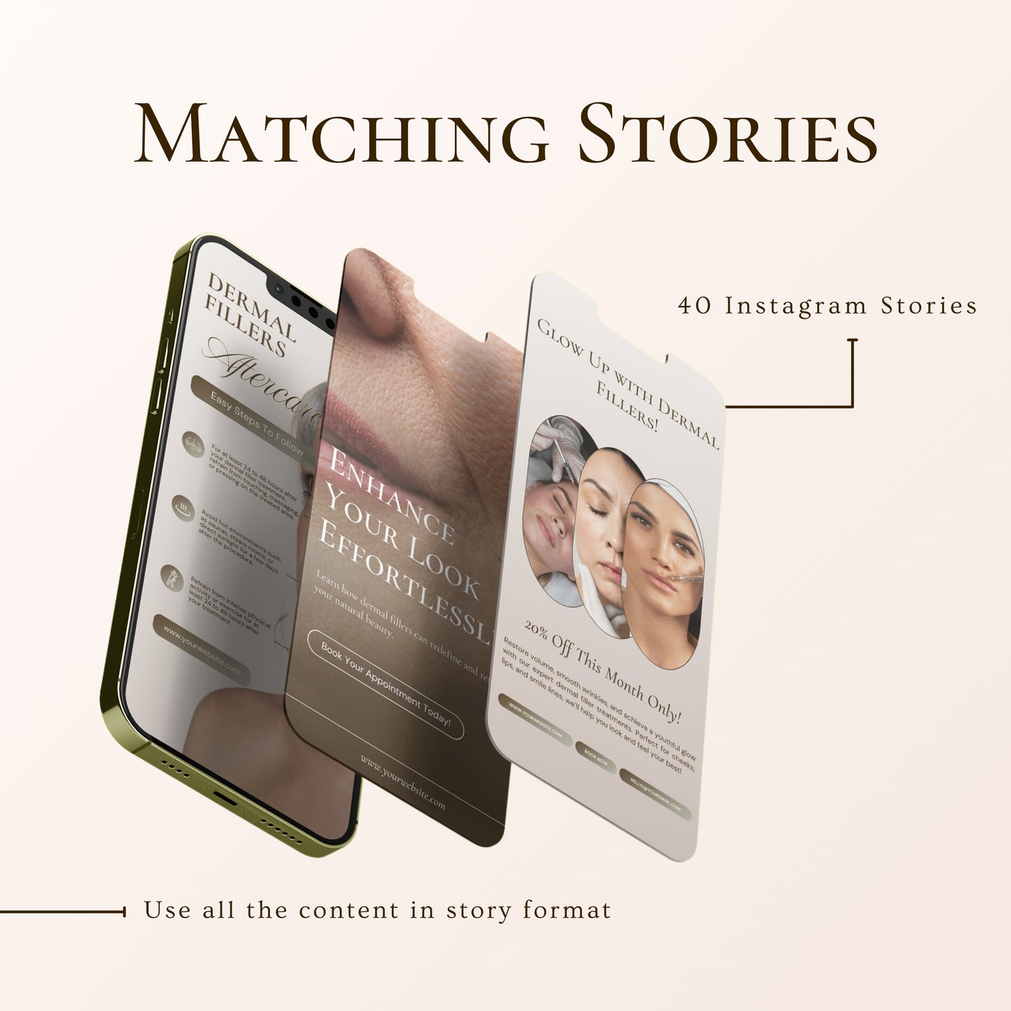 Botox&Fillers Instagram Templates