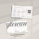 Permanent Makeup Brow Aftercare Card