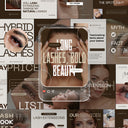 Lash Technician Instagram Template Bundle