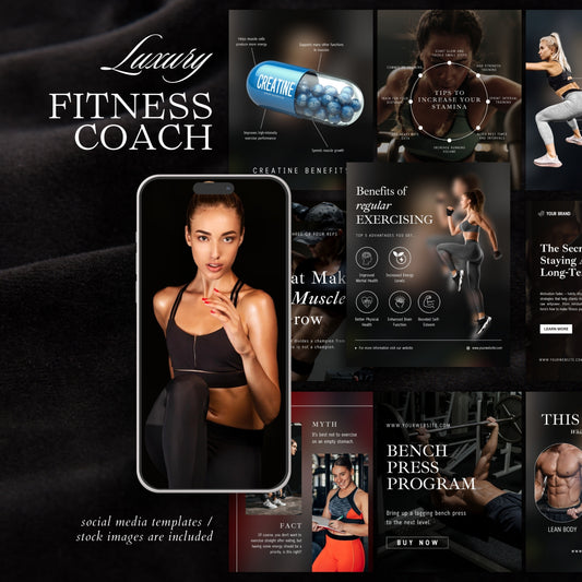 Fitness Coach Social Media Templates