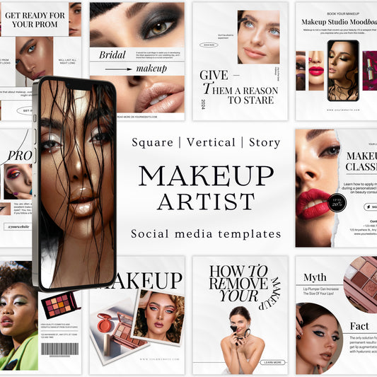 Makeup Artist Social Media Pack