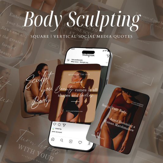 Body Sculpting Social Media Quotes
