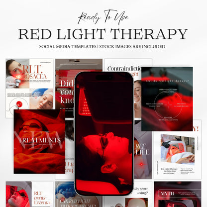 Red Light Therapy Social Media Pack