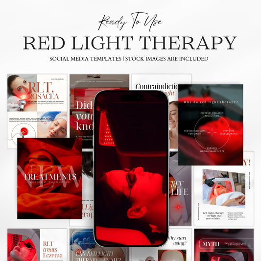 Red Light Therapy Social Media Pack