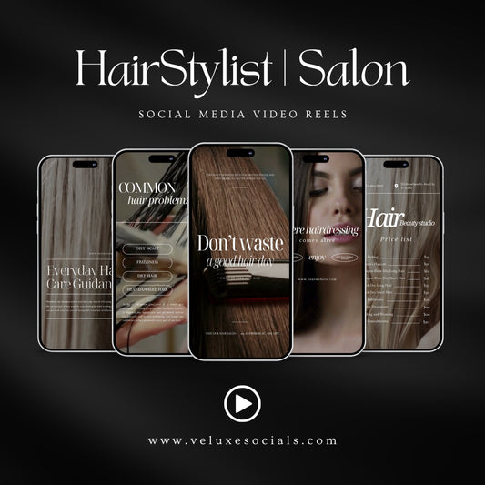 Hairstylist social media video reels