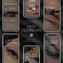 Eyelash Technician Social Media Reels Videos