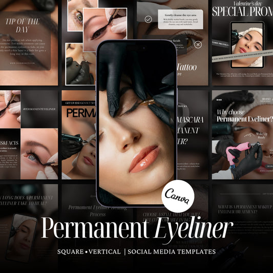 80 modèles Instagram d'eye-liner permanent