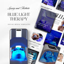Blue Light Therapy social media posts
