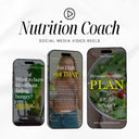 Nutrition coach social media video reels