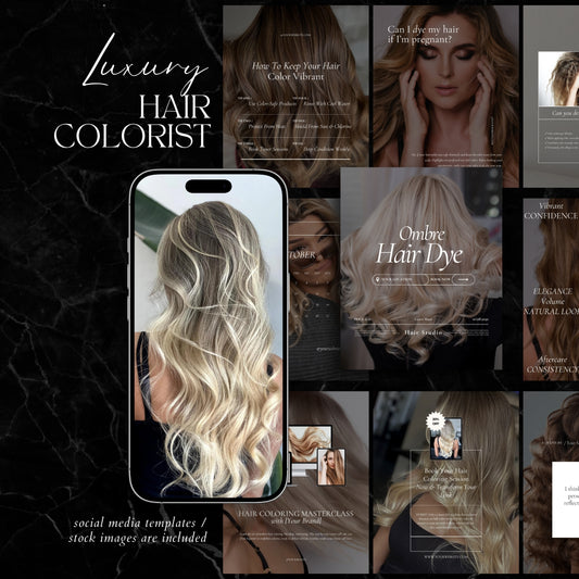 Hair Colorist social media templates