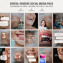 Dental Veneers Social Media Pack