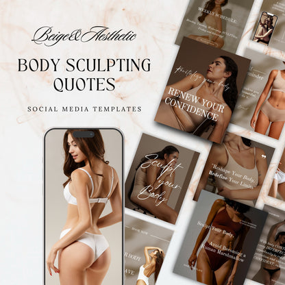 Body Sculpting Social Media Quotes