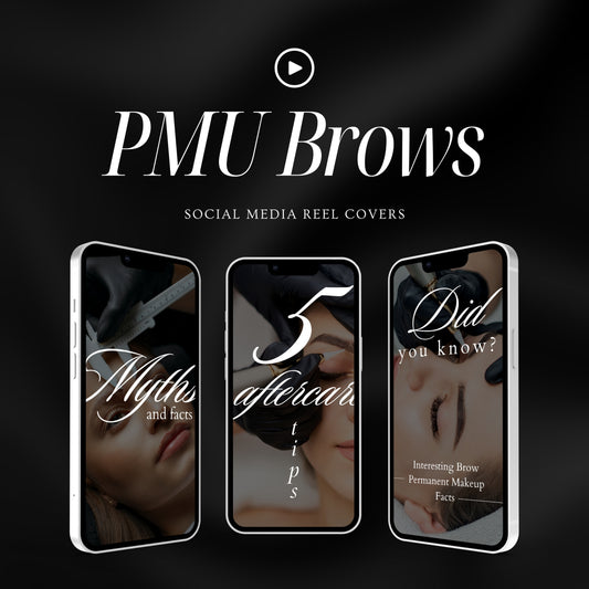 25 couvertures de bobine de sourcils PMU