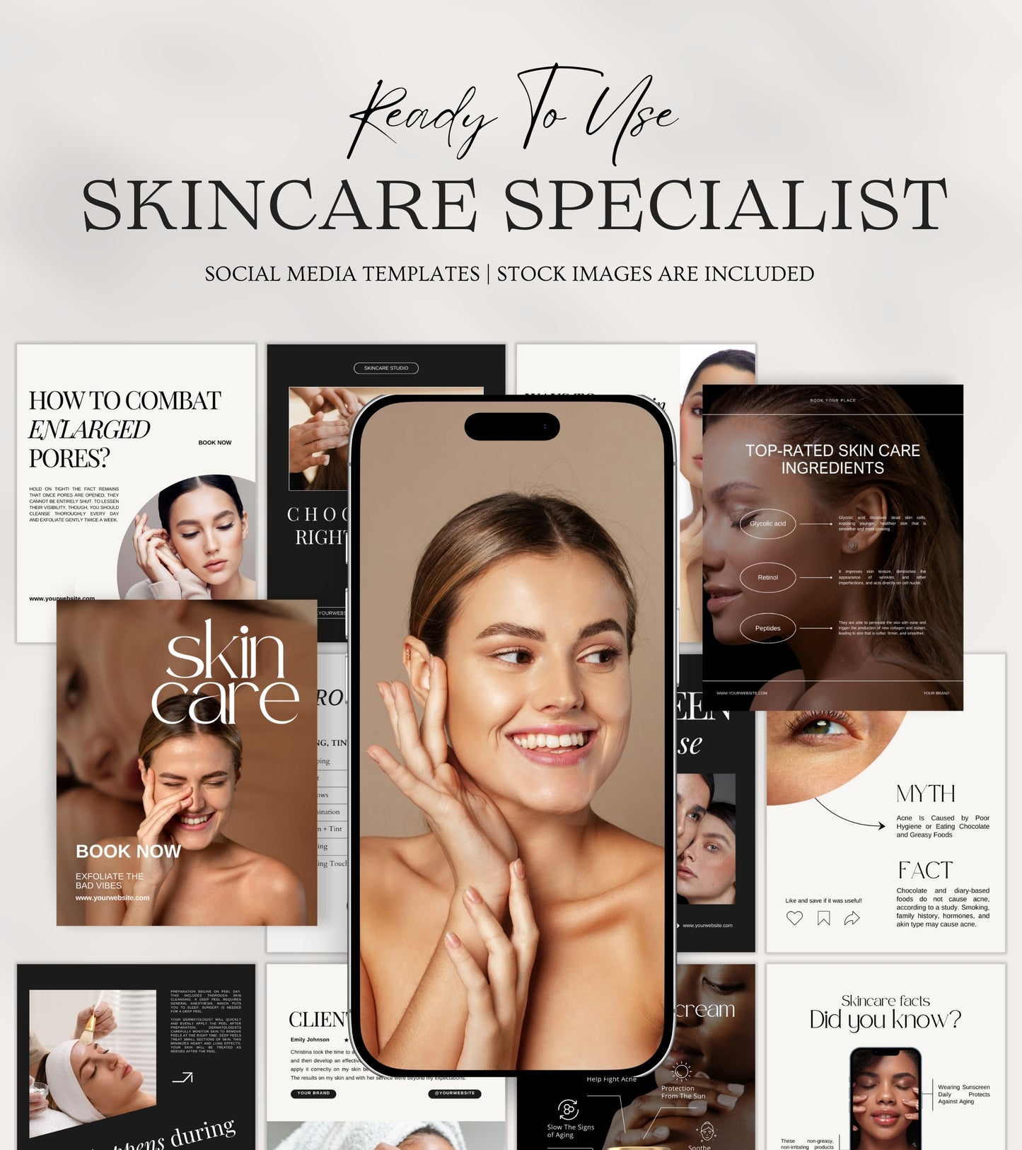 Skincare Specialist Social Media Pack