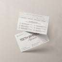 Teeth Whitening Aftercare Card
