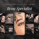 Black Brow Specialist Social Media Templates
