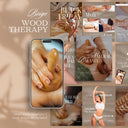 Wood Therapy social media posts