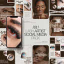 Lash Technician Instagram Template Bundle