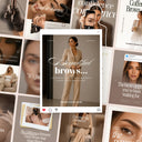 Brow PMU social media template | Microblading, Brow Tattoo posts
