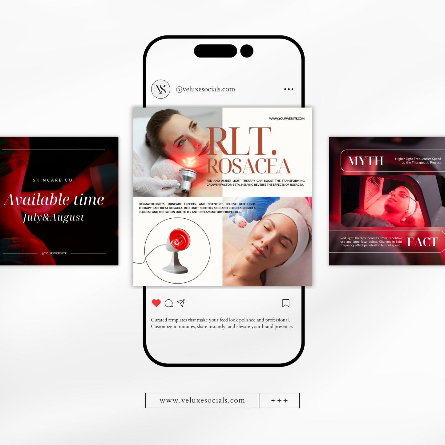 Red Light Therapy Social Media Pack