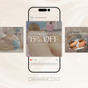Beige Body Contouring Instagram template