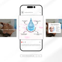 Hydrafacial social media posts