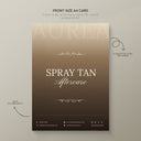 Spray Tan Aftercare card