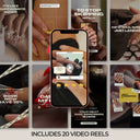 Nail Tech social media video reels