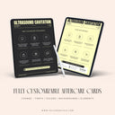 Body Sculpting Cavitation AfterCare Cards