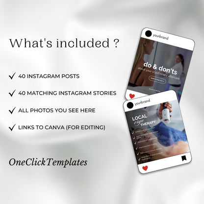 80 Cryotherapy Instagram Templates