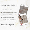 IV Therapy Beige Instagram Templates