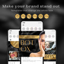 Gold Botox&Filler Instagram Templates