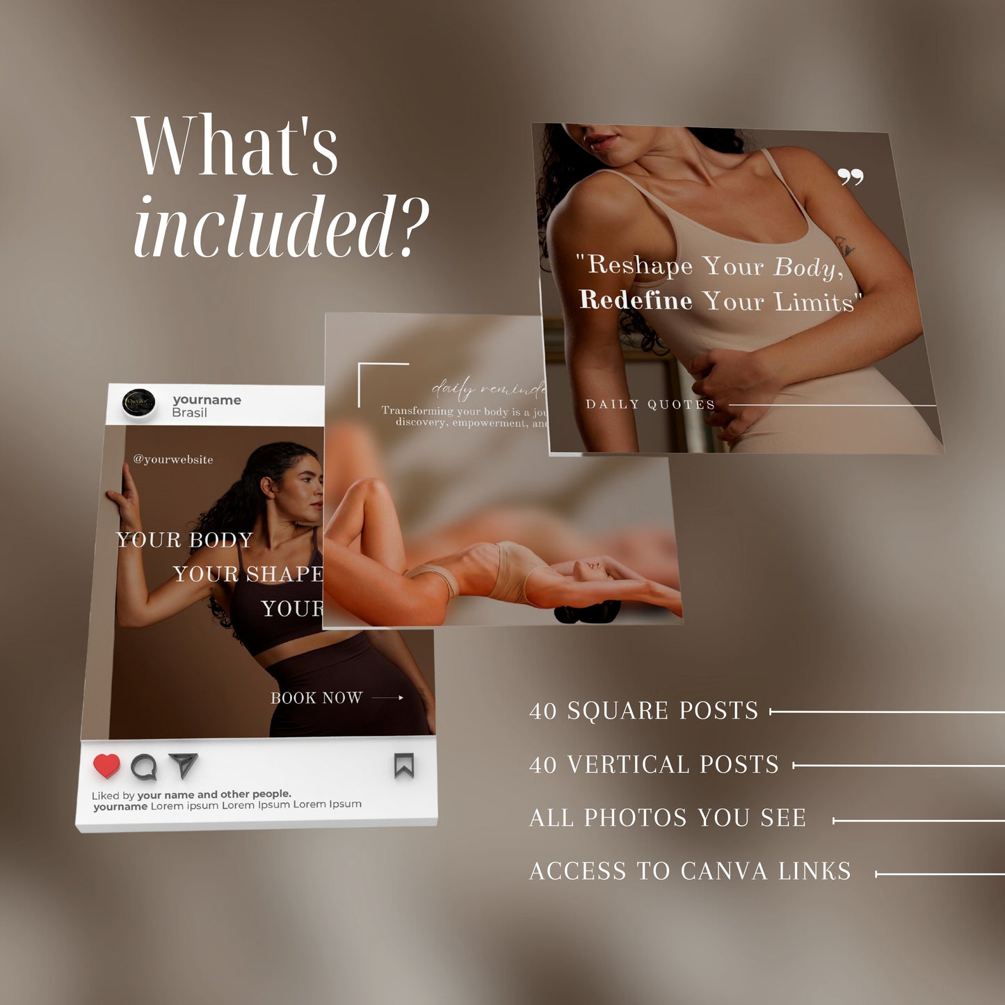 Body Sculpting Social Media Quotes