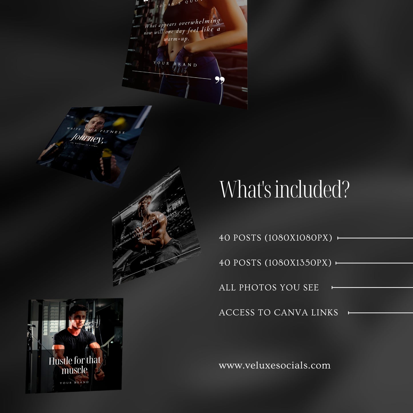 Fitness Coach Social Media Quote Templates