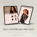 Hairstylist Printable Flyers | Business Card Template