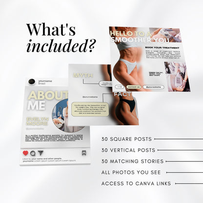 CoolSculpting social media templates