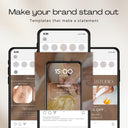 Brown Waxing Instagram Templates