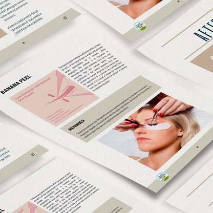 Classic/Volume Eyelash Extension Training Manual (with PRR)