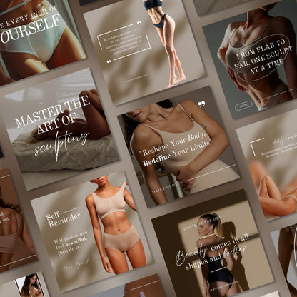 Body Sculpting Social Media Quotes