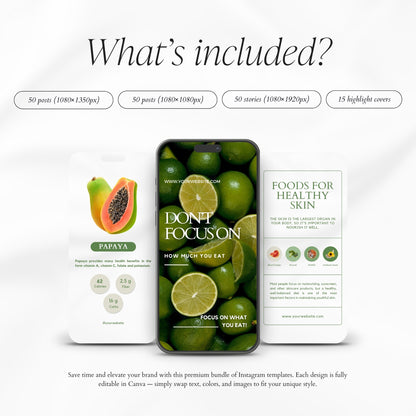 Nutrition Coach social media template