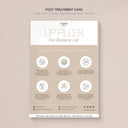 Lip Filler Aftercare Card