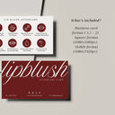 Lip Blush Tattoo Printable Aftercare Card