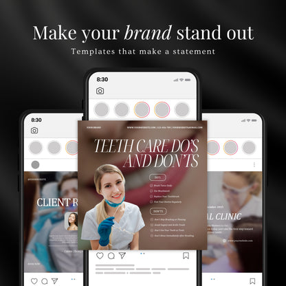 Dentist | Teeth Care Social Media Templates