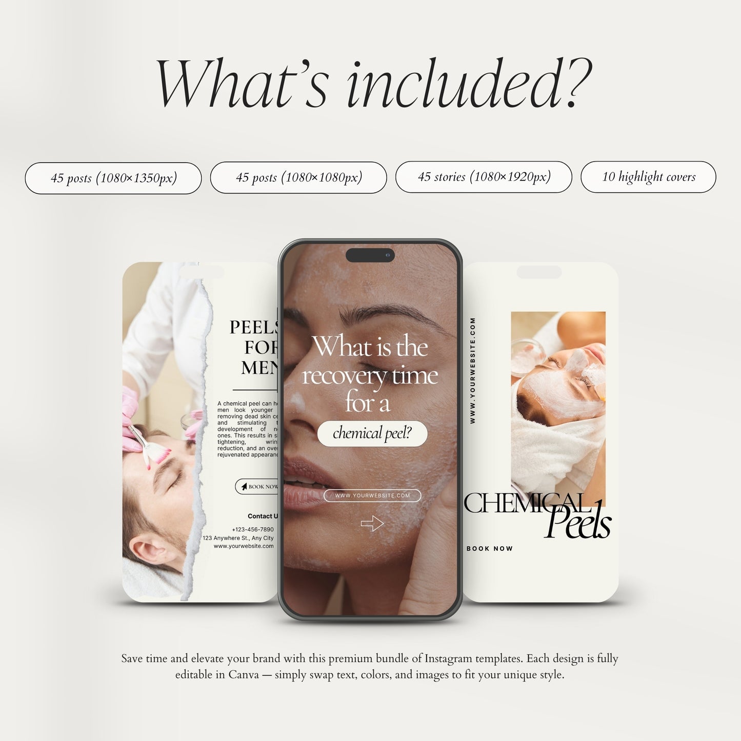 Chemical Peel Social Media Pack