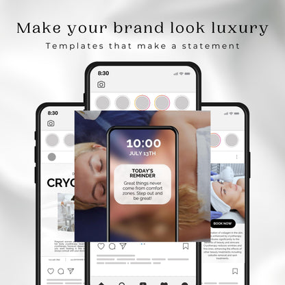 80 Cryotherapy Instagram Templates