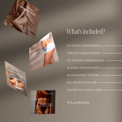 500 Body Contouring Social Media Bundle