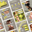 Lemon Bottle Instagram Templates