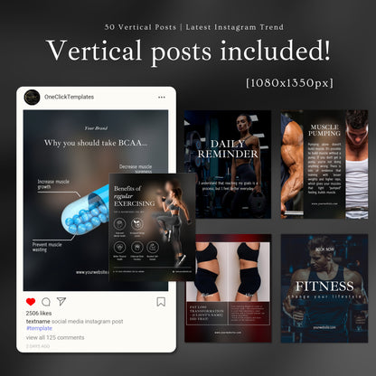 Fitness Coach Social Media Templates